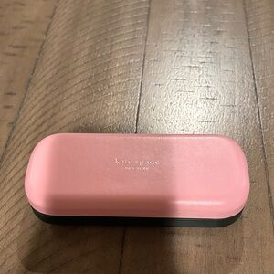 Kate Spade Pink and Green Glasses Case